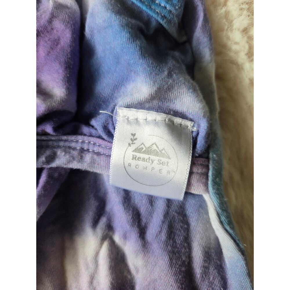 Ready Set Romper Purple & Blue ombre with clouds size 3-6 Adaptive Fit One Piece - Picture 2 of 5